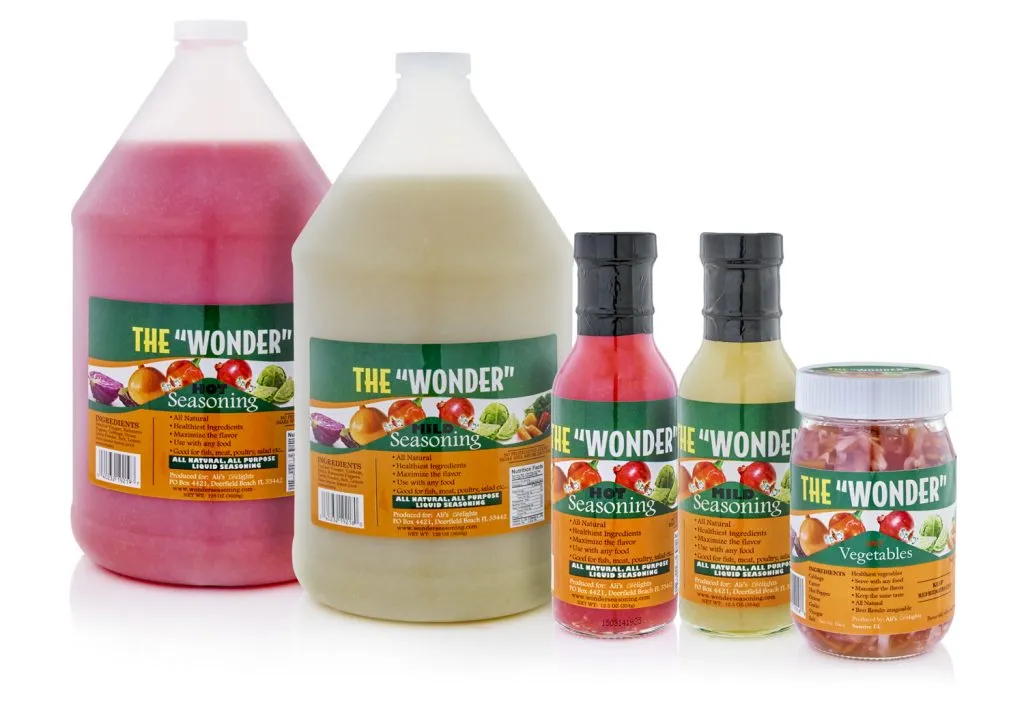 2 Hot Liquid Seasoning 5 Oz bottles - The Wonder Seasoning
